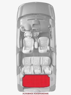 ЭВА коврики «Queen Lux» багажник для Lexus UX Hybrid